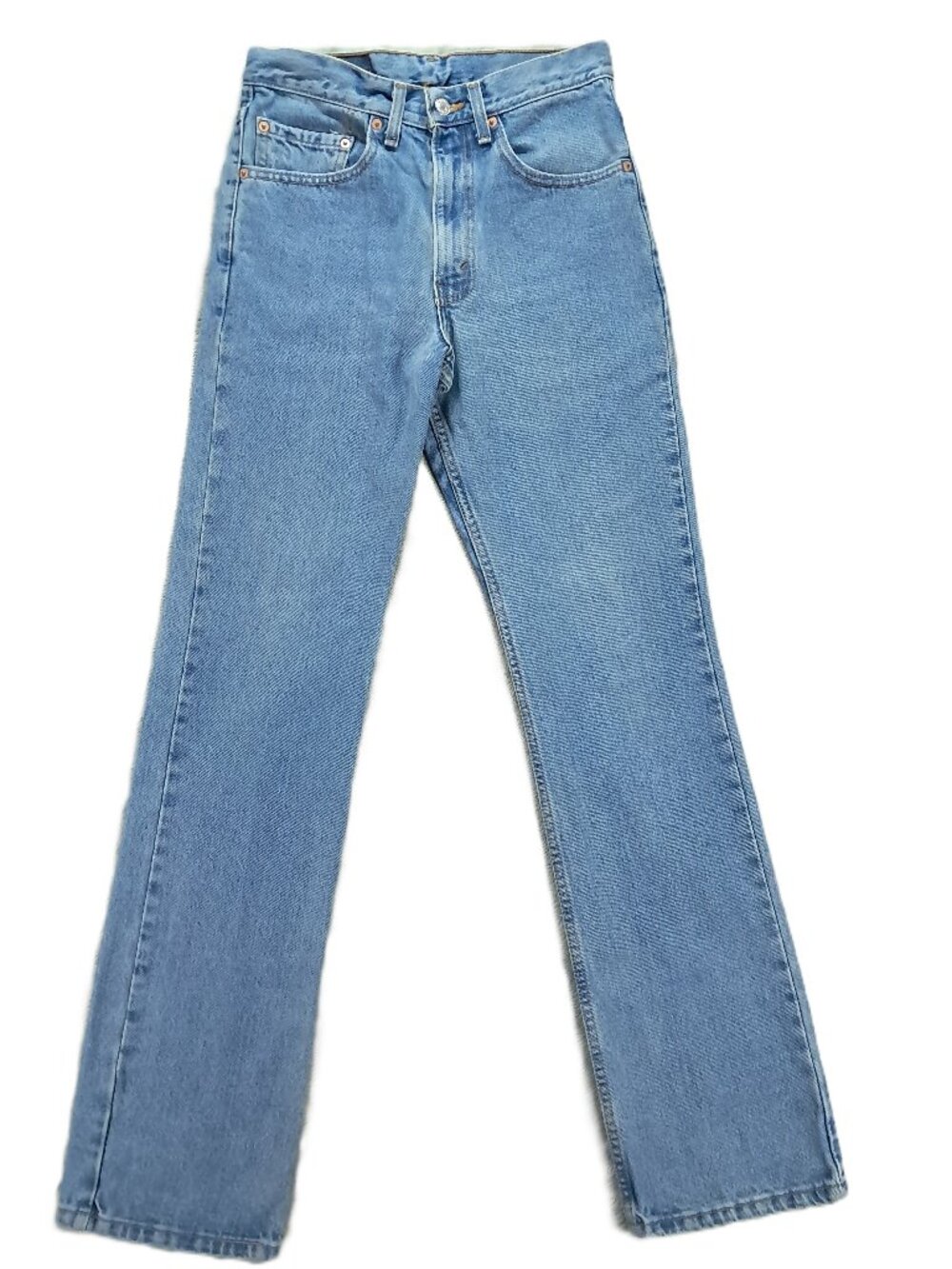 Vintage Levis 517 Jean Men 29x34, Tag 31x34 Bootcut Faded Blue Cotton 90s USA